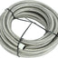 Manguera combustible acero inox 16ft color plateado