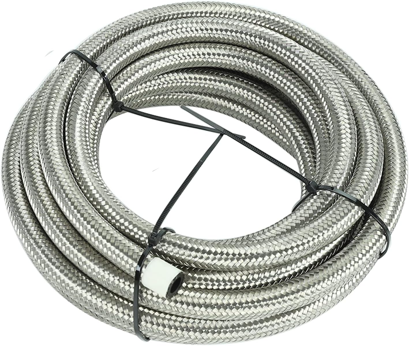 Manguera combustible acero inox 16ft color plateado