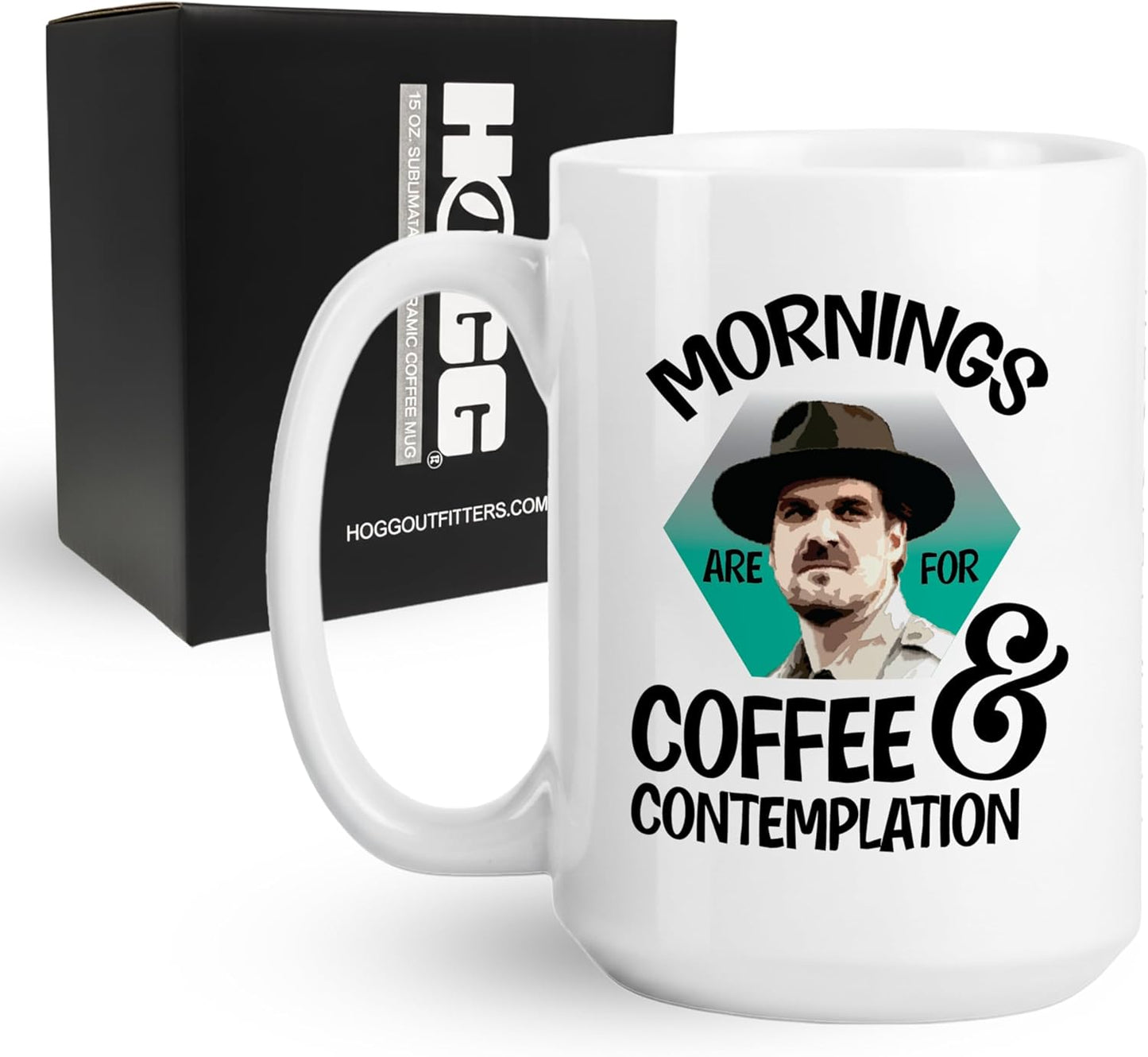 Taza Cerámica 15oz Mañanas para Café y Contemplación