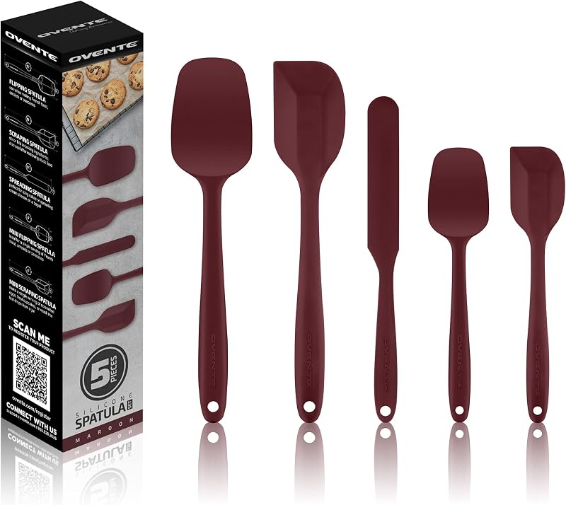 Set 5 espátulas goma alimenticia antiadherente