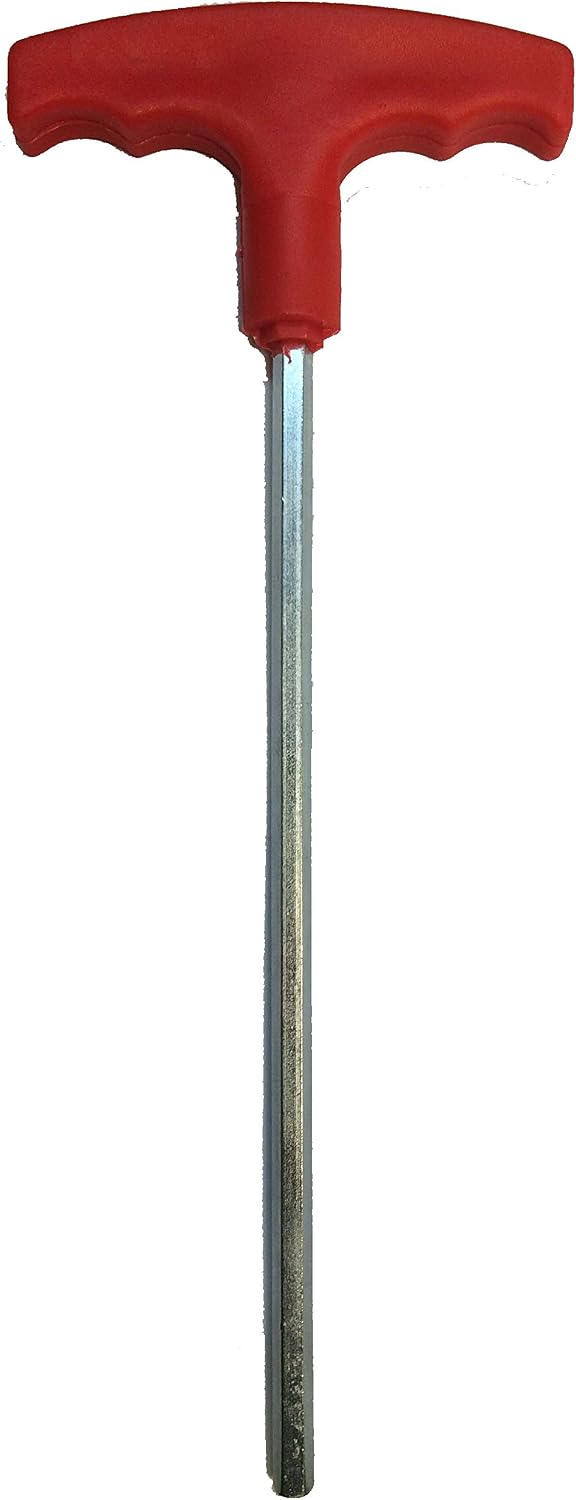 Llave anclaje 13" rojo y plateado