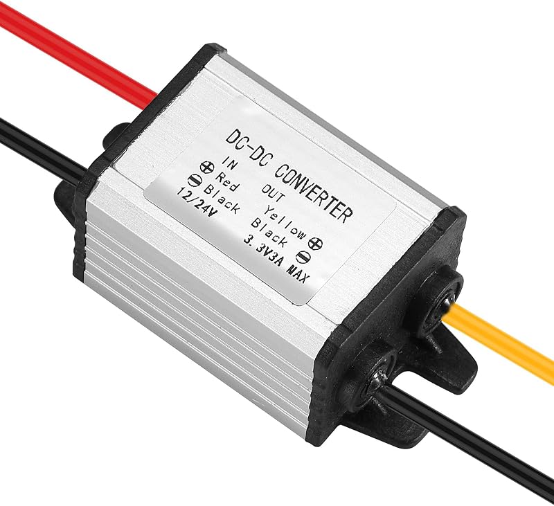 Convertidor voltaje 12v/24v a 3.3v 3a ip67 módulo buck