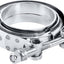 Abrazadera banda V 2" acero inox 2 Pzas