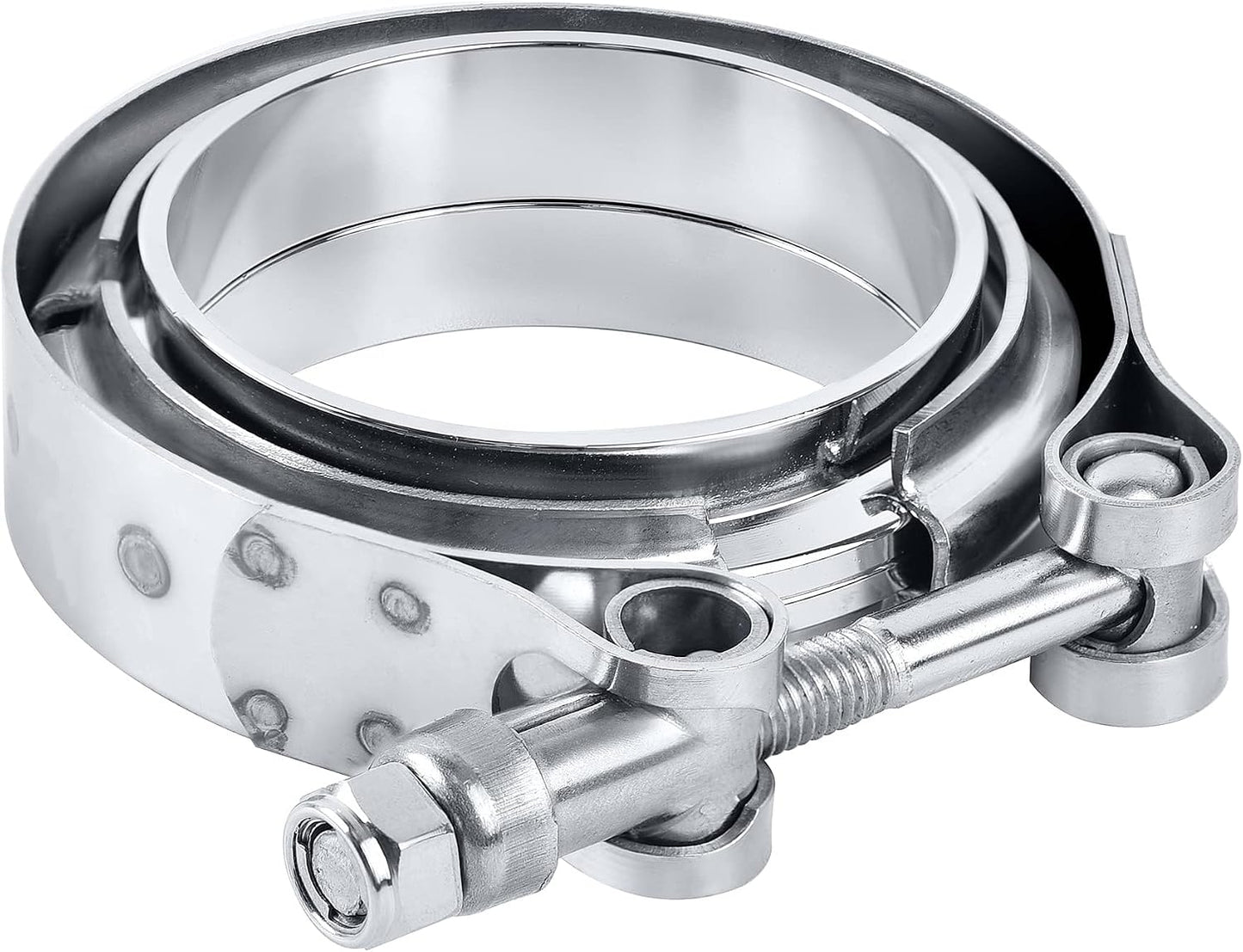 Abrazadera banda V 2" acero inox 2 Pzas