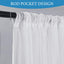 Cortinas traslúcidas interiores exteriores 54pulg impermeables