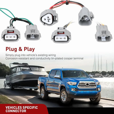 Kit arnés cableado 4 pines 56349 conector Toyota Tacoma