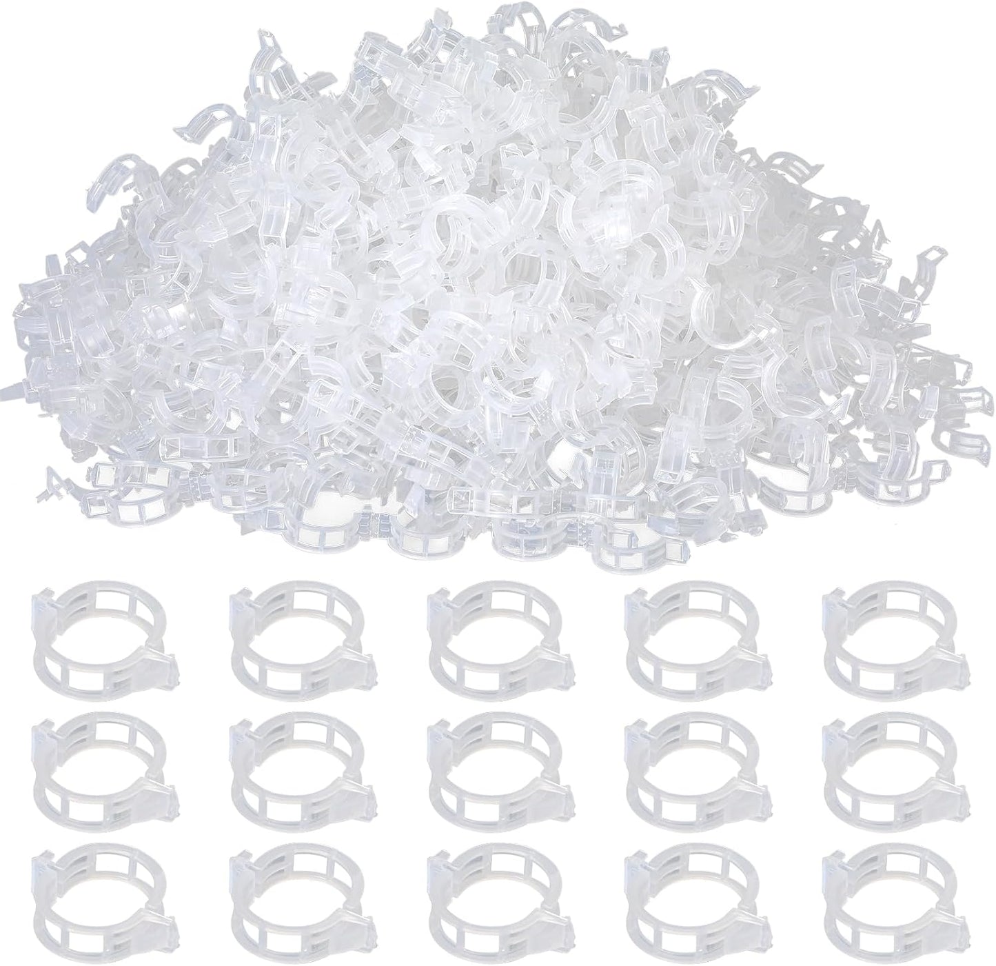 100 Clips Soporte para Plantas Trepadoras y Tomates