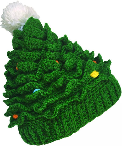 Gorro tejido crochet unisex con barba Santa