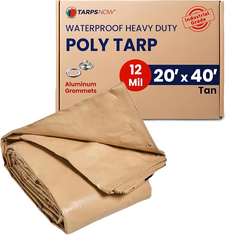 Lona polietileno impermeable 20x40ft reforzada