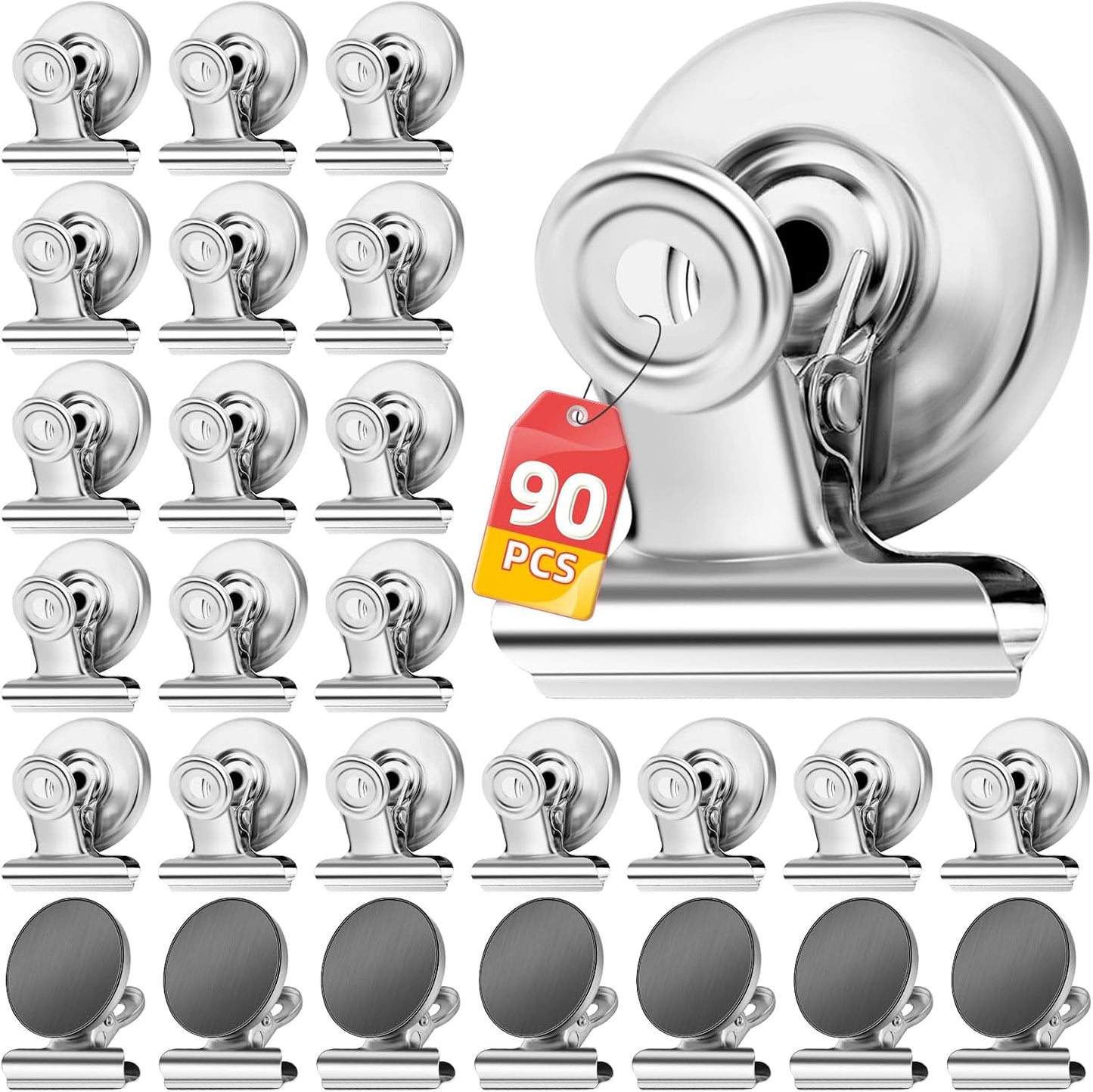 90 Imanes nevera clips magnéticos pizarra cocina