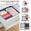 12 Organizadores cajones tela plegable dormitorio