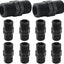 10 Pzas Conector MPT 1/2pulg Acoplamiento Recto Tubo Riego