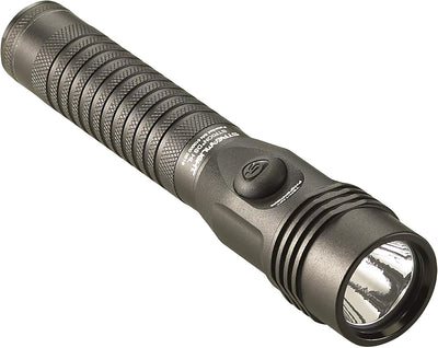 Linterna recargable 700 lúmenes con cargador 120v negro