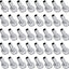 40 Fundas Acero Inox T316 30grados para Poste Madera Barandilla