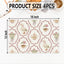 Set 4 Manteles Florales 12x18pulg Decoración Mesa Primavera