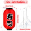 Farol seda roja 14pulg tradicional colgante para fiesta juego 4
