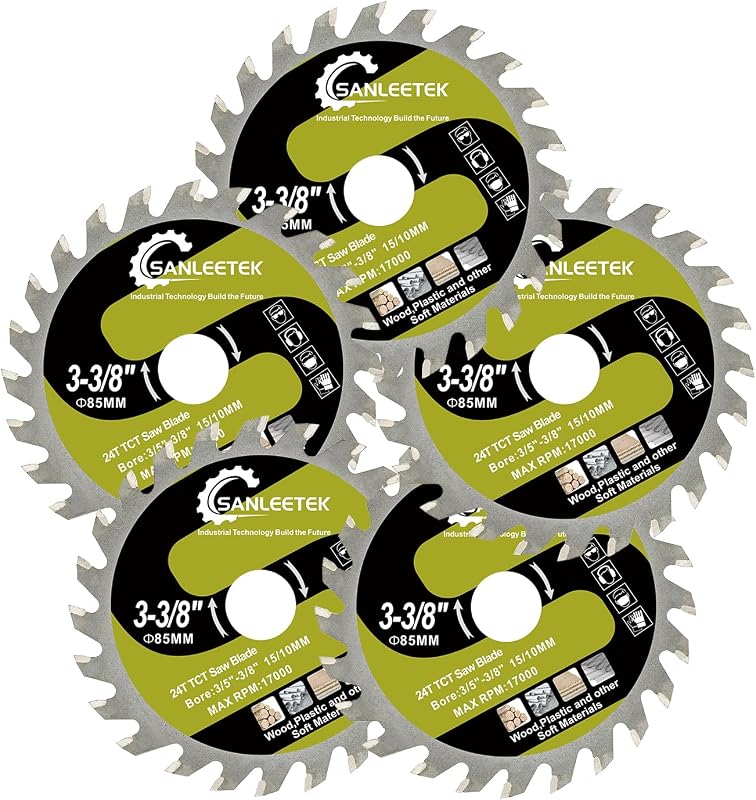 Hoja sierra TCT 3.346pulg 24T para madera contrachapada