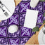Camino mesa morado patrón celta sin costuras 13x72pulg