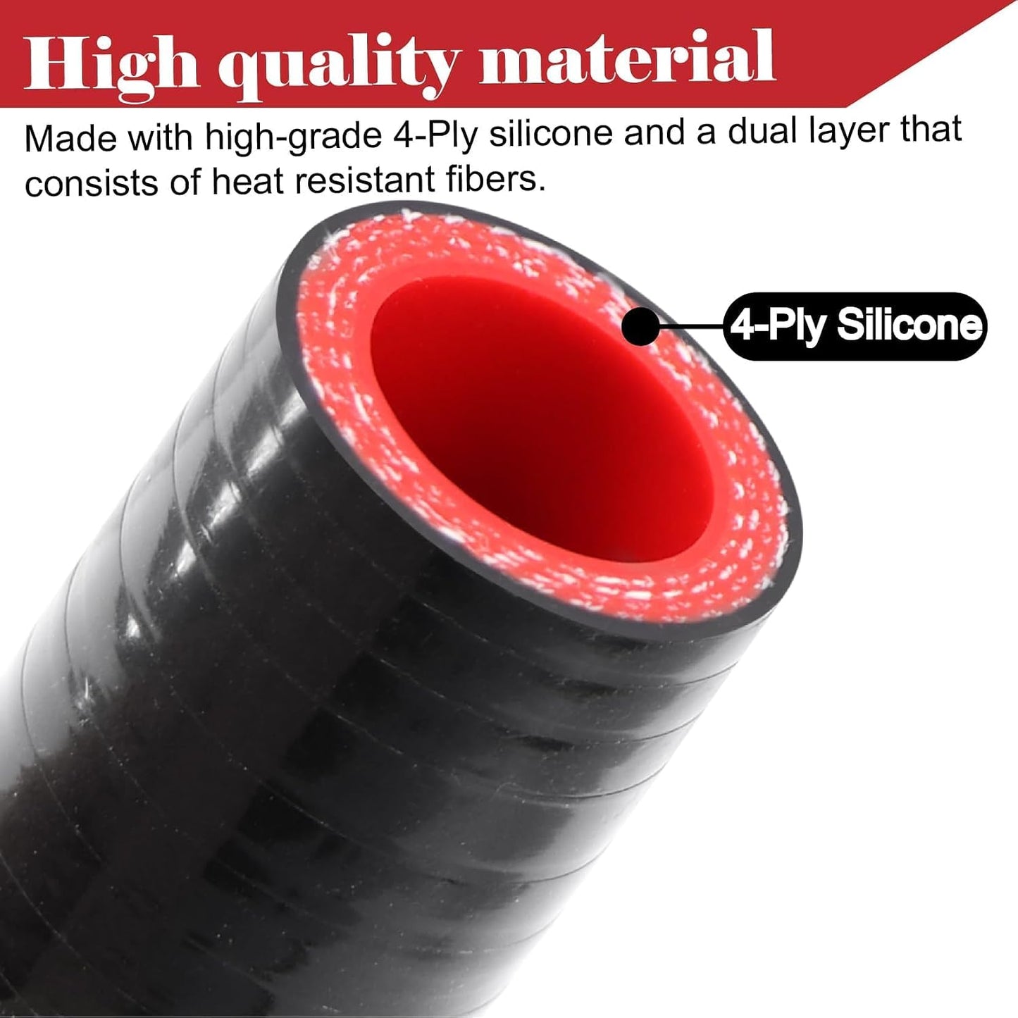 Tapón manguera vacío silicona 3/4 con abrazadera 4 capas