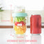 Recipientes vidrio 4 y 16oz con tapas set 6 tazas parfait