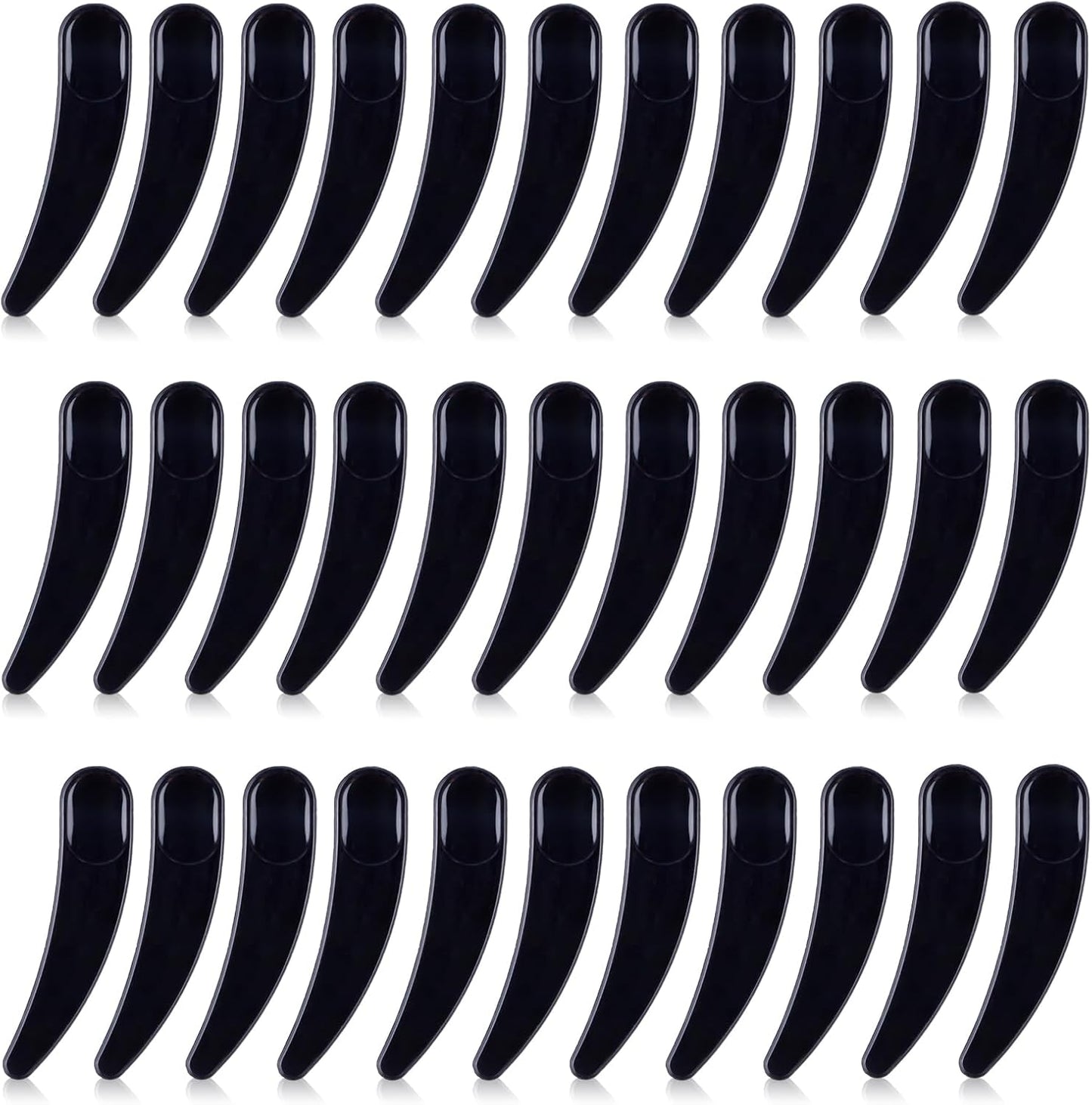 200 Espátulas Plástico Maquillaje Cuidado Facial Negro