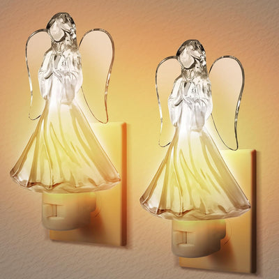 2 Luces Nocturnas Ángel Enchufables 5W Dormitorio