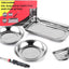 Set 4 bandejas magnéticas acero inox con imanes fuertes