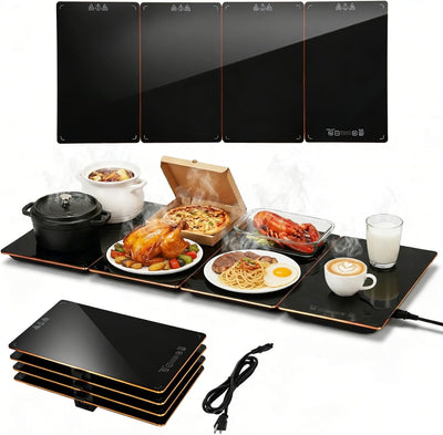 Plancha calentadora 4en1 con temporizador 24h 35x15pulg