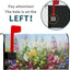 Funda magnética para buzón flores jardín patio 64,7x53,3cm