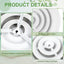 4 Pzas Cubierta Ventilación Redonda 10pulg Difusor Techo