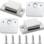 2 Cierres Magnéticos Puerta Hardware Obturador Blanco 15lb