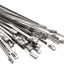 Bridas cremallera metálica 11.8pulg acero inox