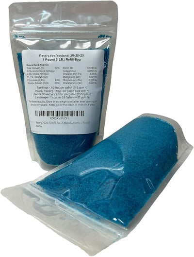Fertilizante soluble en agua 20-20-20 con micro nutrientes