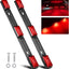 Barra luz LED trasera camioneta 14.2" acero inox 2pzas