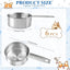 6 Tazas Medidoras Acero Inox 4.2oz Cucharas Sensación Mano