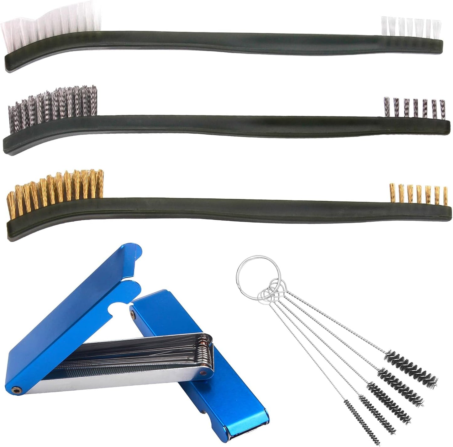 Kit limpieza carburador cepillo punta antorcha motosierra