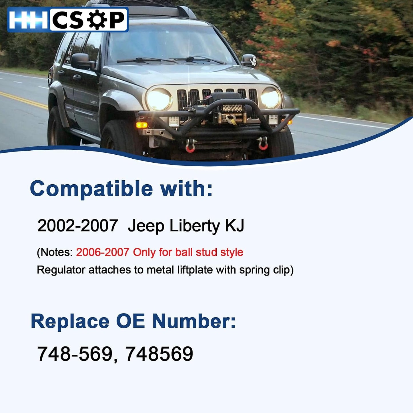 Elevalunas eléctrico trasero Jeep Liberty KJ 02-07