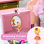 Caja joyería para niñas 6-8 años con melodía princesa rubia