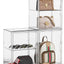 Organiz. bolsos closet 3 pack vitrina acrílico con divisor
