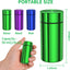 Tarro aluminio set 3 hermético café té morado verde