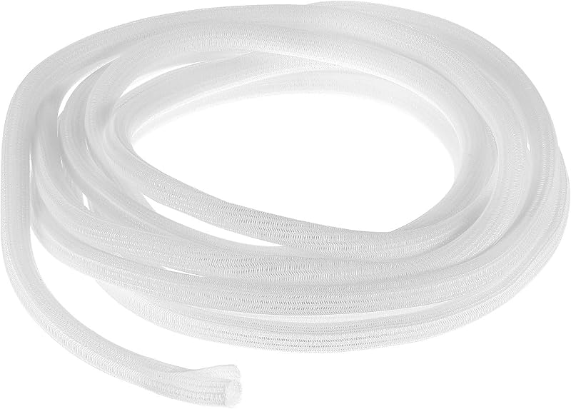 Funda cable trenzado expandible 25ft 3/4pulg PET color blanco