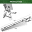 10 Brazos Alambre Púas para Valla Cadena Galvanizado