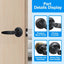 Manijas puerta negro mate sin llave reversibles