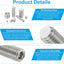 Tornillo acero inox 304 M6x10mm cabeza hexagonal 10 pzas