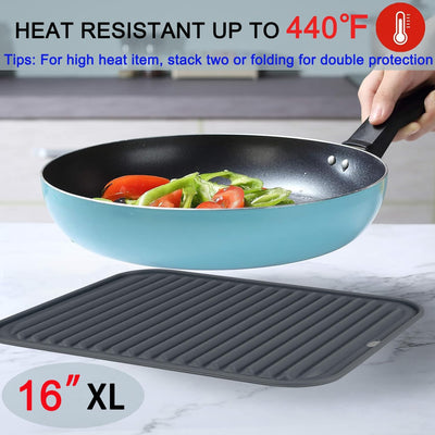 Almohadillas silicona para ollas 16x12pulg resistente