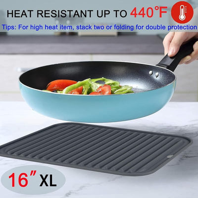 Almohadillas silicona para ollas 16x12pulg resistente