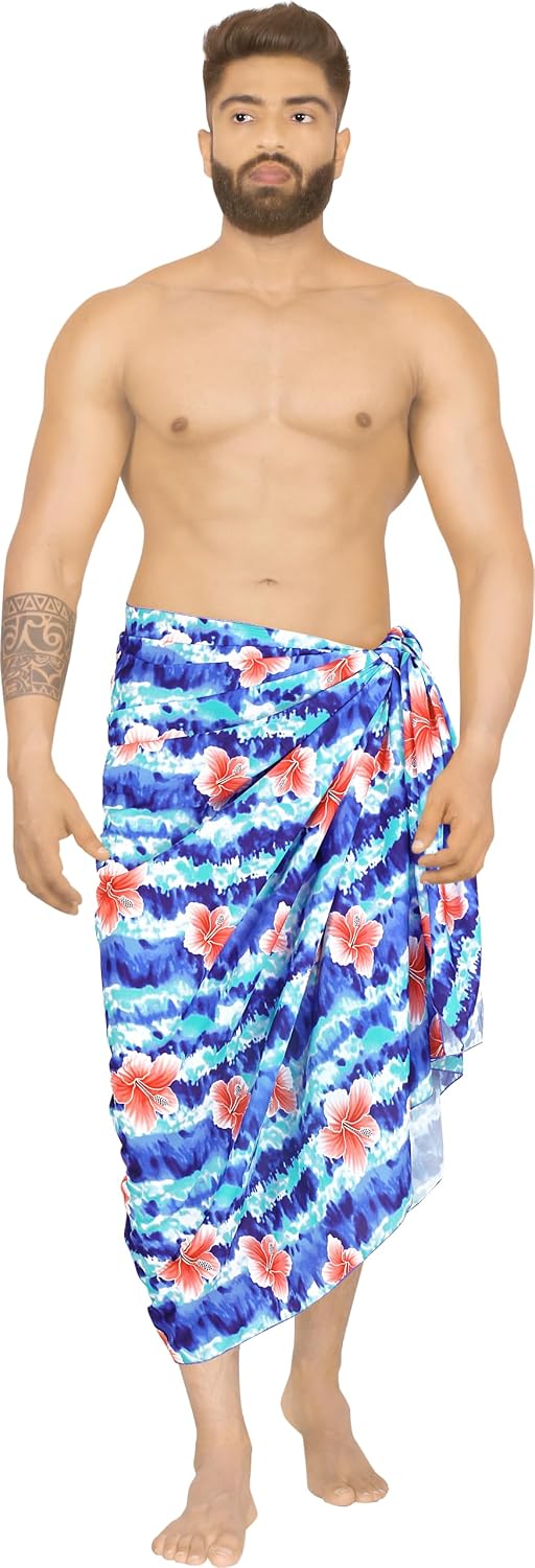 Pareo para Bañera para Hombre de Algodón Ajustable