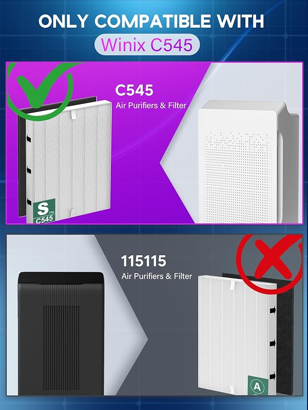 Filtro S Winix C545 True HEPA pack 4