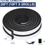 Cintas espuma autoadhesivas 1x0.5pulg 10pies rollo puertas