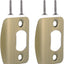 Placa puerta acero inox 2-1/4x1-3/4 pulg set 2 pzas